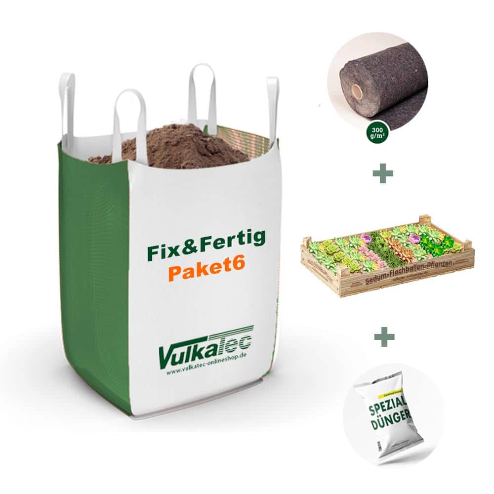 Dachbegrünungspaket Fix & Fertig Paket