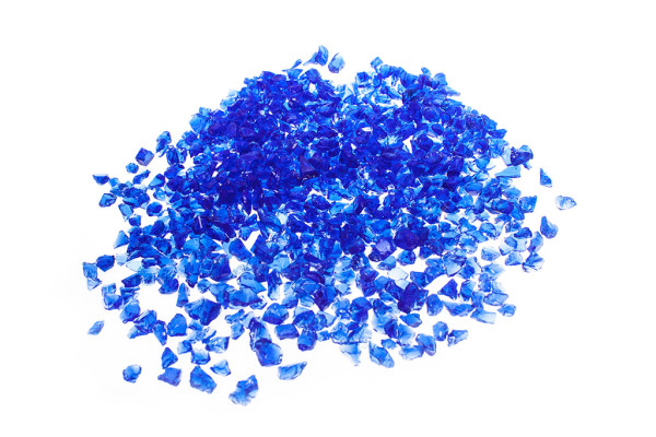 Glassplitt Blue Violet, ungew. 5-10 GSh 500 kg