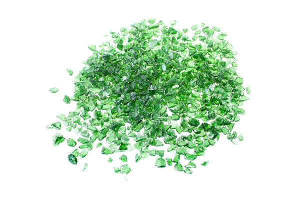 Glassplitt Green, ungewaschen, 5-10 GSH 10 x 20 kg
